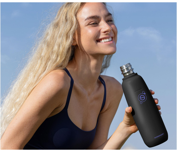 SodaStream Butelka termiczna Fizz&Go w kolorze czarnym 0,9l - 1533418 - zdjęcie 3